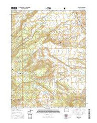 Trapper Colorado Current topographic map, 1:24000 scale, 7.5 X 7.5 Minute, Year 2016