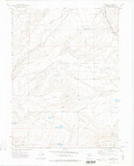 Trapper Colorado Historical topographic map, 1:24000 scale, 7.5 X 7.5 Minute, Year 1972