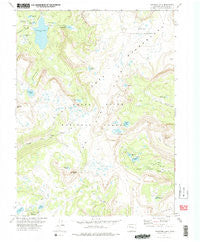 Trappers Lake Colorado Historical topographic map, 1:24000 scale, 7.5 X 7.5 Minute, Year 1977