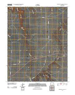 Trementina Canyon Colorado Historical topographic map, 1:24000 scale, 7.5 X 7.5 Minute, Year 2010