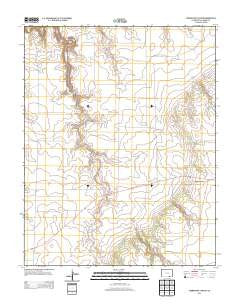 Trementina Canyon Colorado Historical topographic map, 1:24000 scale, 7.5 X 7.5 Minute, Year 2013