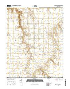Trementina Canyon Colorado Current topographic map, 1:24000 scale, 7.5 X 7.5 Minute, Year 2016