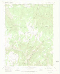 Triangle Park Colorado Historical topographic map, 1:24000 scale, 7.5 X 7.5 Minute, Year 1966