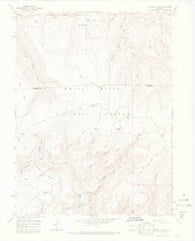 Triangle Park Colorado Historical topographic map, 1:24000 scale, 7.5 X 7.5 Minute, Year 1966