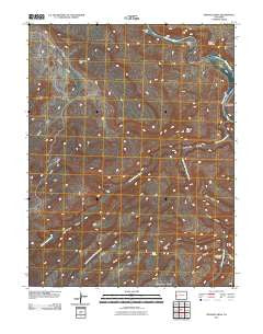 Triangle Mesa Colorado Historical topographic map, 1:24000 scale, 7.5 X 7.5 Minute, Year 2011