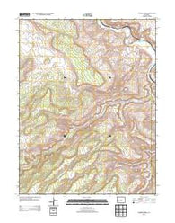 Triangle Mesa Colorado Historical topographic map, 1:24000 scale, 7.5 X 7.5 Minute, Year 2013
