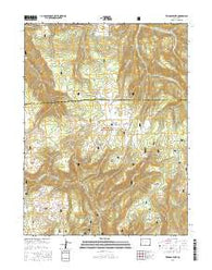 Triangle Park Colorado Current topographic map, 1:24000 scale, 7.5 X 7.5 Minute, Year 2016