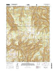 Triangle Park Colorado Current topographic map, 1:24000 scale, 7.5 X 7.5 Minute, Year 2016
