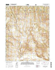Trickle Mountain Colorado Current topographic map, 1:24000 scale, 7.5 X 7.5 Minute, Year 2016
