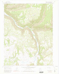 Trimble Point Colorado Historical topographic map, 1:24000 scale, 7.5 X 7.5 Minute, Year 1965