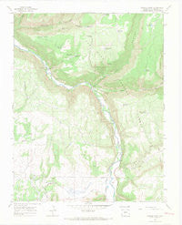 Trimble Point Colorado Historical topographic map, 1:24000 scale, 7.5 X 7.5 Minute, Year 1965