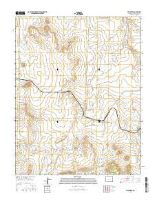 Trinchera Colorado Current topographic map, 1:24000 scale, 7.5 X 7.5 Minute, Year 2016