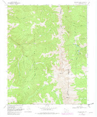 Trinchera Peak Colorado Historical topographic map, 1:24000 scale, 7.5 X 7.5 Minute, Year 1967