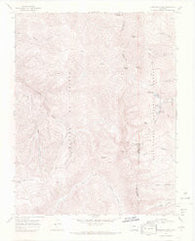 Trinchera Peak Colorado Historical topographic map, 1:24000 scale, 7.5 X 7.5 Minute, Year 1967