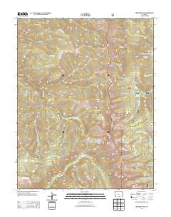 Trinchera Peak Colorado Historical topographic map, 1:24000 scale, 7.5 X 7.5 Minute, Year 2013