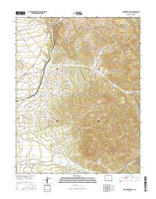 Trinchera Ranch Colorado Current topographic map, 1:24000 scale, 7.5 X 7.5 Minute, Year 2016