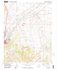 Trinidad East Colorado Historical topographic map, 1:24000 scale, 7.5 X 7.5 Minute, Year 1971