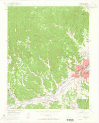 Trinidad Colorado Historical topographic map, 1:24000 scale, 7.5 X 7.5 Minute, Year 1951