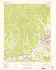 Trinidad Colorado Historical topographic map, 1:24000 scale, 7.5 X 7.5 Minute, Year 1951