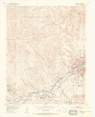 Trinidad Colorado Historical topographic map, 1:24000 scale, 7.5 X 7.5 Minute, Year 1951