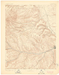 Trinidad Colorado Historical topographic map, 1:125000 scale, 30 X 30 Minute, Year 1893