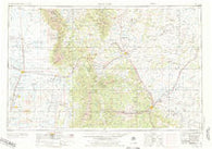 Trinidad Colorado Historical topographic map, 1:250000 scale, 1 X 2 Degree, Year 1955