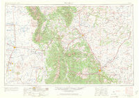 Trinidad Colorado Historical topographic map, 1:250000 scale, 1 X 2 Degree, Year 1954