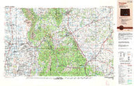 Trinidad Colorado Historical topographic map, 1:250000 scale, 1 X 2 Degree, Year 1988