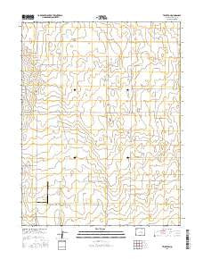 Truckton Colorado Current topographic map, 1:24000 scale, 7.5 X 7.5 Minute, Year 2016