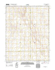 Truckton SE Colorado Historical topographic map, 1:24000 scale, 7.5 X 7.5 Minute, Year 2013