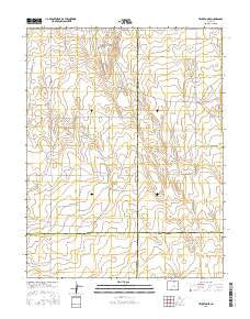 Truckton SE Colorado Current topographic map, 1:24000 scale, 7.5 X 7.5 Minute, Year 2016