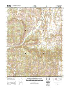 Trujillo Colorado Historical topographic map, 1:24000 scale, 7.5 X 7.5 Minute, Year 2013