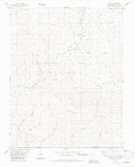 Trujillo Colorado Historical topographic map, 1:24000 scale, 7.5 X 7.5 Minute, Year 1984