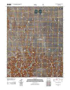 Tubs Springs Colorado Historical topographic map, 1:24000 scale, 7.5 X 7.5 Minute, Year 2011
