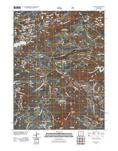 Tungsten Colorado Historical topographic map, 1:24000 scale, 7.5 X 7.5 Minute, Year 2011