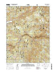 Tungsten Colorado Current topographic map, 1:24000 scale, 7.5 X 7.5 Minute, Year 2016