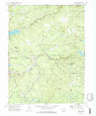 Tungsten Colorado Historical topographic map, 1:24000 scale, 7.5 X 7.5 Minute, Year 1972
