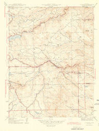 Tungsten Colorado Historical topographic map, 1:31680 scale, 7.5 X 7.5 Minute, Year 1944