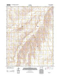 Tuttle Colorado Historical topographic map, 1:24000 scale, 7.5 X 7.5 Minute, Year 2013