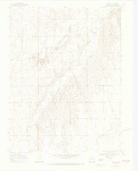 Tuttle Colorado Historical topographic map, 1:24000 scale, 7.5 X 7.5 Minute, Year 1969