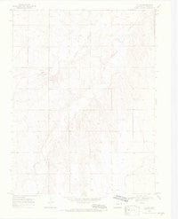 Tuttle Colorado Historical topographic map, 1:24000 scale, 7.5 X 7.5 Minute, Year 1969