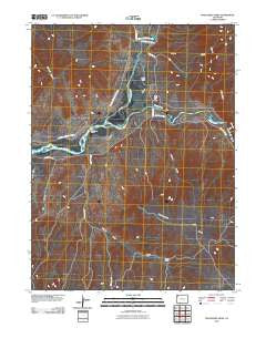Twelvemile Mesa Colorado Historical topographic map, 1:24000 scale, 7.5 X 7.5 Minute, Year 2010