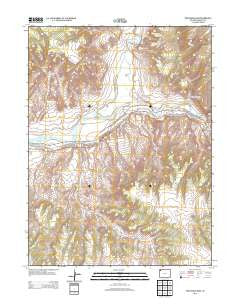 Twelvemile Mesa Colorado Historical topographic map, 1:24000 scale, 7.5 X 7.5 Minute, Year 2013