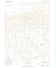 Twin Buttes Colorado Historical topographic map, 1:24000 scale, 7.5 X 7.5 Minute, Year 1953