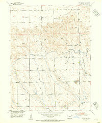 Twin Buttes Colorado Historical topographic map, 1:24000 scale, 7.5 X 7.5 Minute, Year 1953