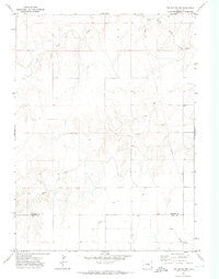 Twin Buttes Colorado Historical topographic map, 1:24000 scale, 7.5 X 7.5 Minute, Year 1971