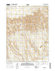 Twin Buttes Colorado Current topographic map, 1:24000 scale, 7.5 X 7.5 Minute, Year 2016