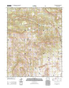 Twin Mountains Colorado Historical topographic map, 1:24000 scale, 7.5 X 7.5 Minute, Year 2013