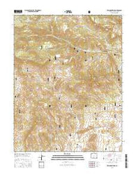 Twin Mountains Colorado Current topographic map, 1:24000 scale, 7.5 X 7.5 Minute, Year 2016