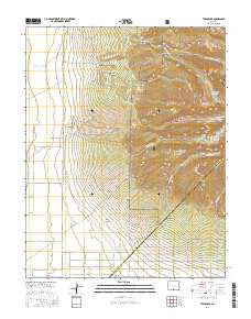 Twin Peaks Colorado Current topographic map, 1:24000 scale, 7.5 X 7.5 Minute, Year 2016